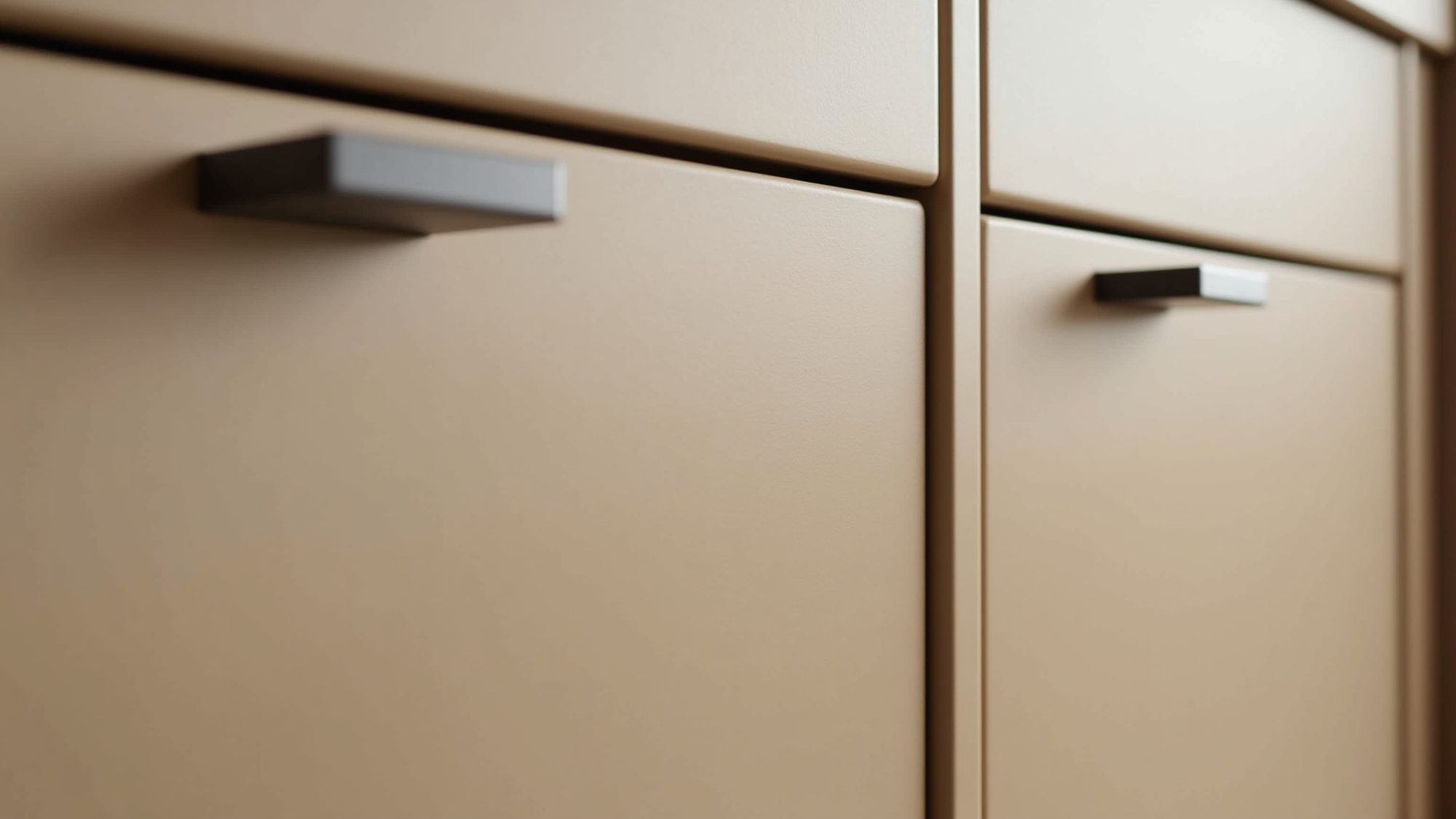 Custom cabinetry paired with stone countertops